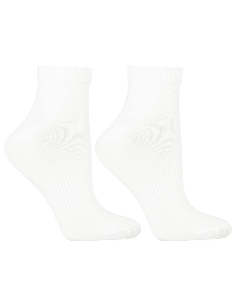 Skarpetki za kostkę - Damskie skarpetki za kostkę ze ściągaczami i ABS 3-pak WIELOKOLOROWY  - produkt moraj.pl 4