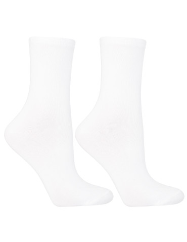 Damskie skarpety białe długie bawełniane Basic 12-pak - produkt 2