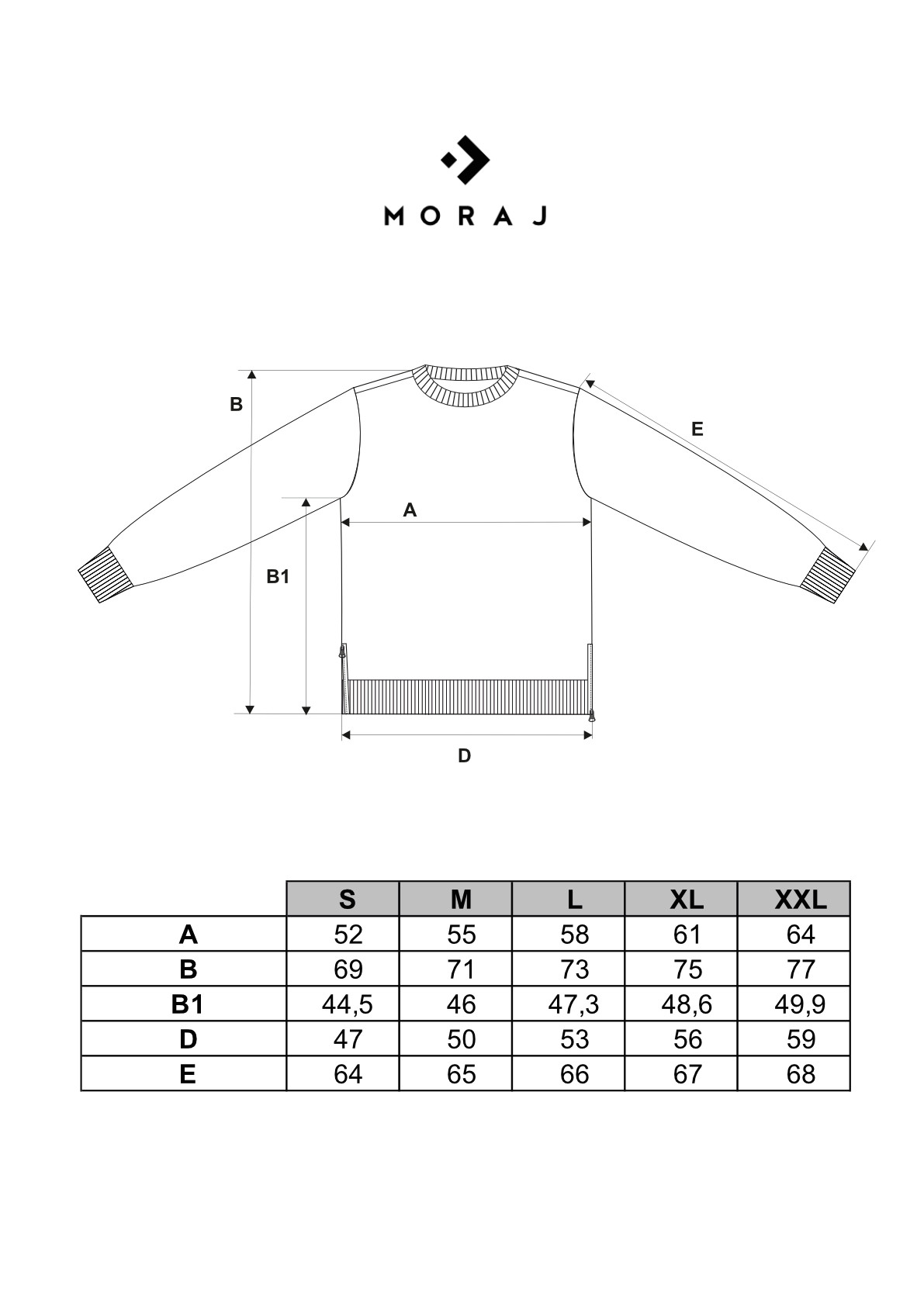 Męska bluza bawełniana z nadrukiem bez kaptura Męska bluza bawełniana z nadrukiem bez kaptura