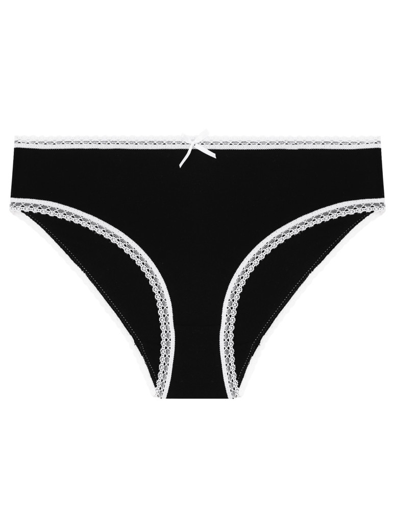 Majtki figi - Damskie majtki mini bikini z koronkowym wykończeniem 4-pak WIELOKOLOROWY  - produkt moraj.pl 2