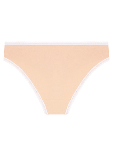 Majtki figi - Damskie majtki mini bikini z koronkowym wykończeniem 4-pak WIELOKOLOROWY - produkt 5