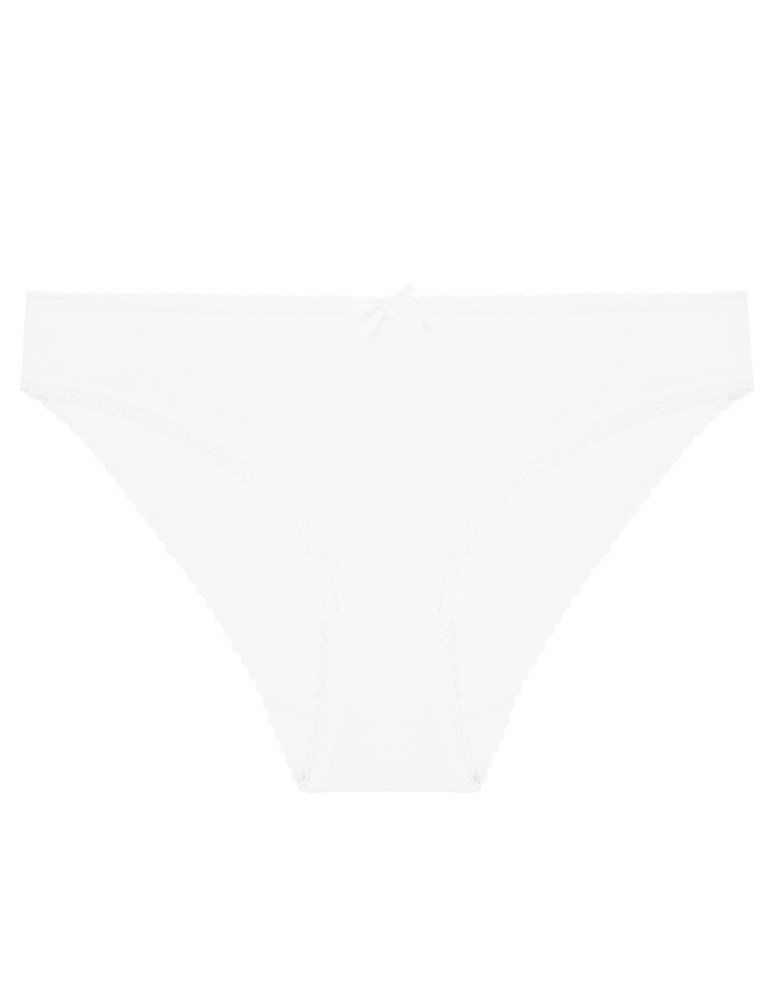 Majtki figi - Damskie majtki mini bikini z koronkowym wykończeniem 4-pak WIELOKOLOROWY  - produkt moraj.pl 6