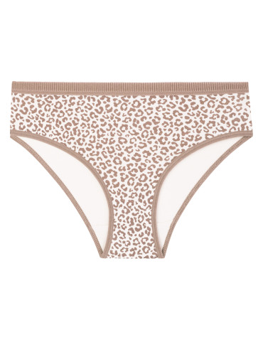 Majtki figi - Damskie majtki figi mini bikini w panterkę 6-pak WIELOKOLOROWY - produkt 7