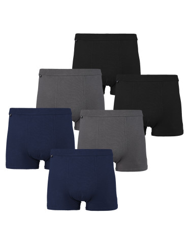 Męskie bokserki dopasoane majtki klasyczne bawełna 6-pak