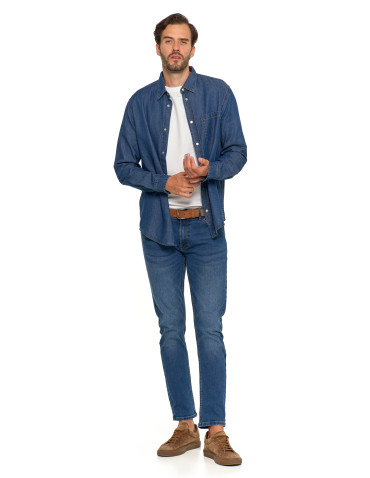 Klasyczna męska koszula jeansowa  - produkt 2