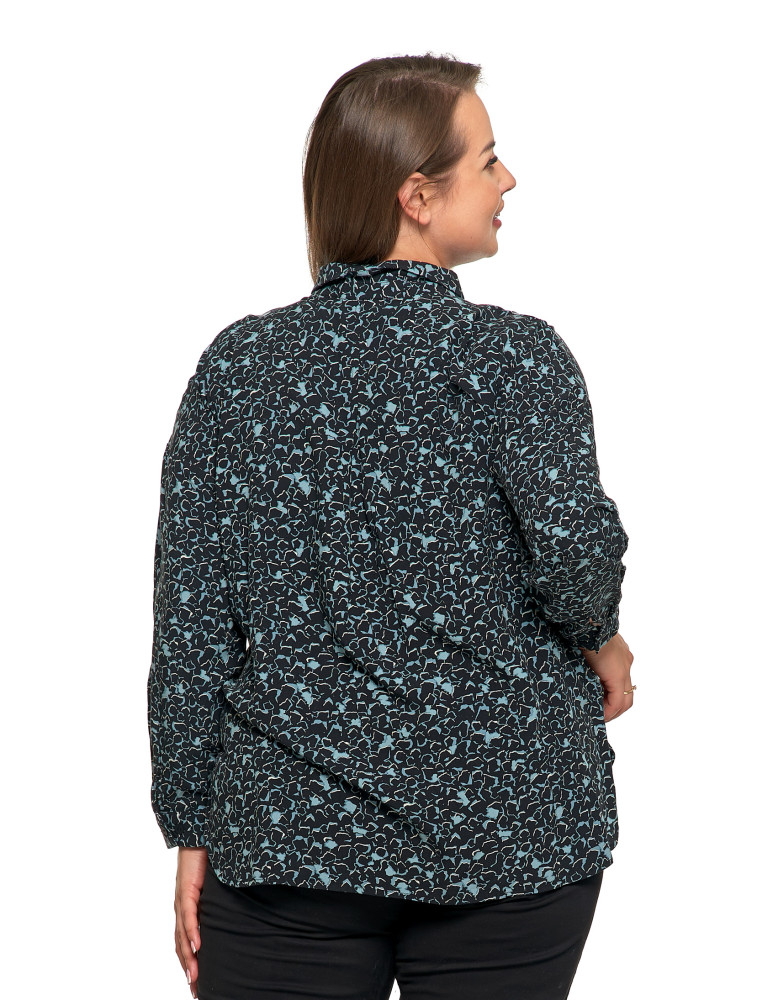 Bluzki i koszule - Elegancka koszula damska z wiskozy WZÓR 1 - produkt moraj.pl 13
