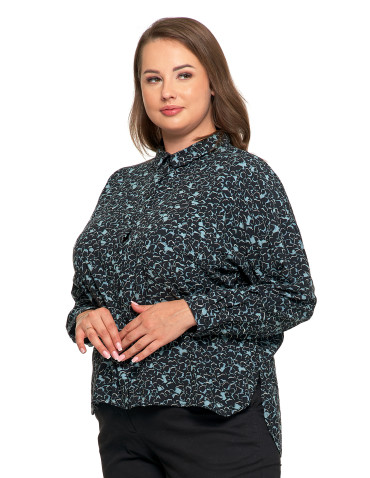 Bluzki i koszule - Elegancka koszula damska z wiskozy WZÓR 1 - produkt 10