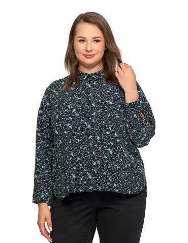 Bluzki i koszule - Elegancka koszula damska z wiskozy WZÓR 1 - produkt 9