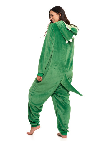 Jednoczęściowy kostium onesie dinozaur z kapturem unisex - produkt 2