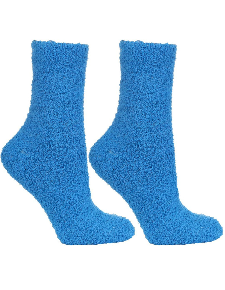 Skarpetki długie - Skarpetki damskie puchate mix kolor 3-pak WIELOKOLOROWY - produkt moraj.pl 4