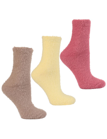 Ciepłe długie skarpety damskie typu alpaka 3-pak