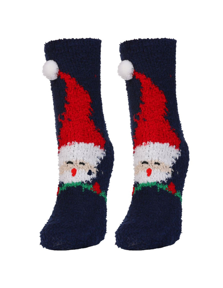 Skarpetki długie - Ciepłe skarpetki długie damskie z motywem świątecznym 3-pak WIELOKOLOROWY - produkt moraj.pl 7
