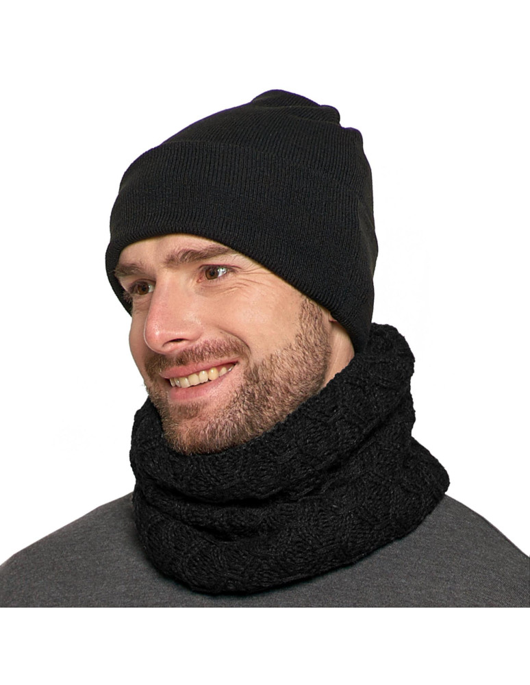 Czapki - Czapka męska CZARNY - produkt moraj.pl 2