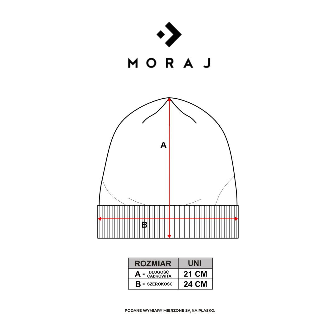 Damska czapka typu beanie z naszywką Damska czapka typu beanie z naszywką