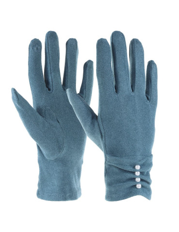 Damskie rękawiczki z perełkami