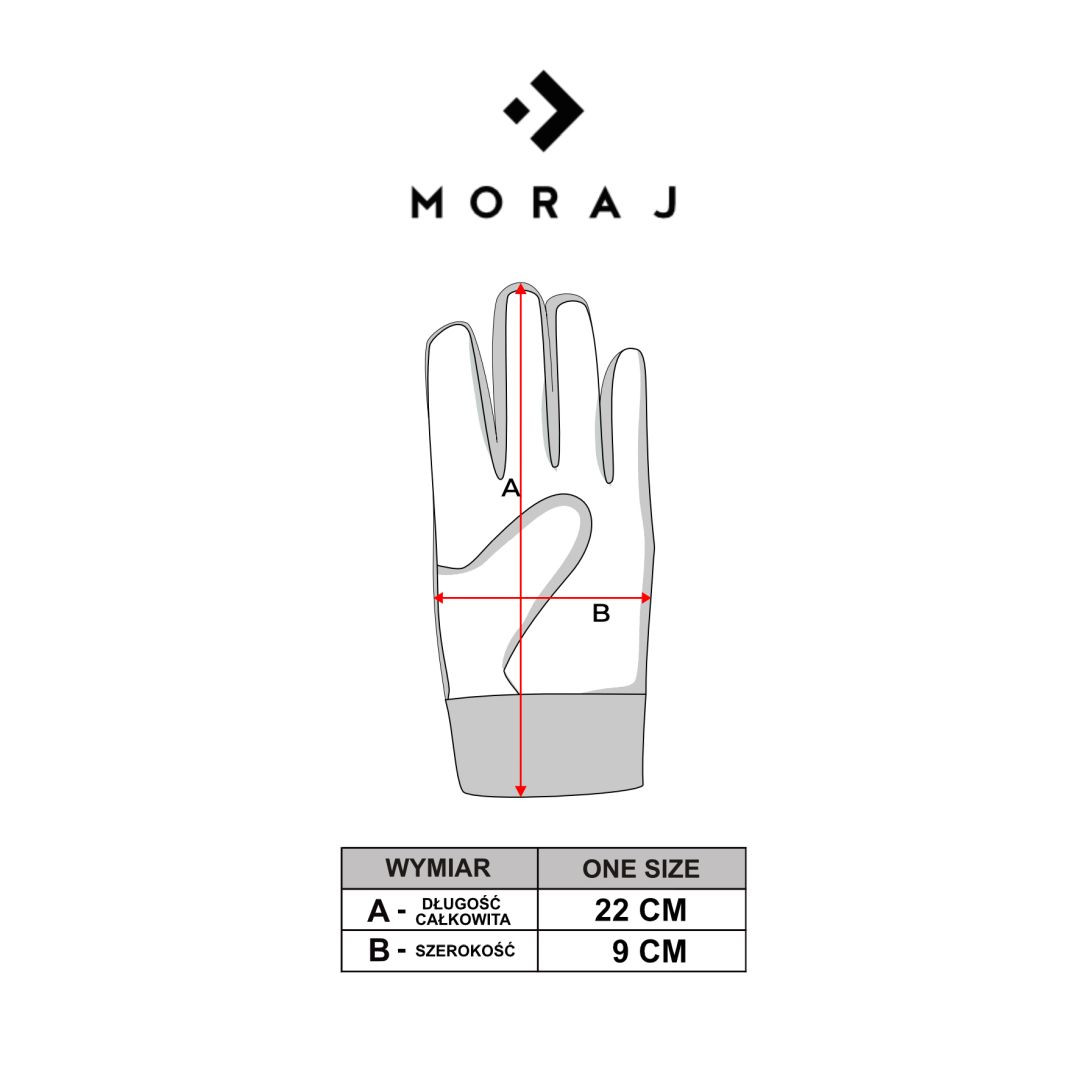 Rękawiczki damskie sportowe dotykowe ocieplane z ABS