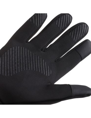 Czarne rękawiczki męskie sportowe typu Softshell dotykowe  - produkt 2