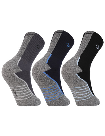 Ciepłe skarpety męskie z bawełny frotte 3-pak  - produkt 2