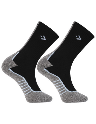 Skarpetki długie - Ciepłe skarpety męskie z bawełny frotte 3-pak WIELOKOLOROWY - produkt 3