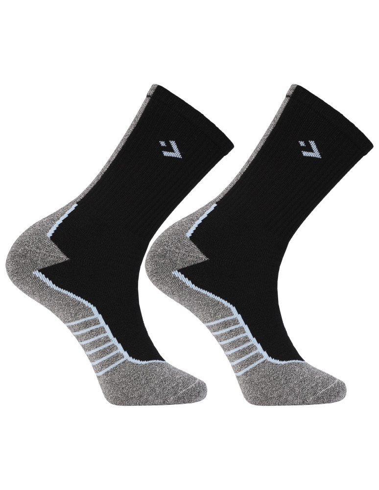 Skarpetki długie - Ciepłe skarpety męskie z bawełny frotte 3-pak WIELOKOLOROWY - produkt moraj.pl 3