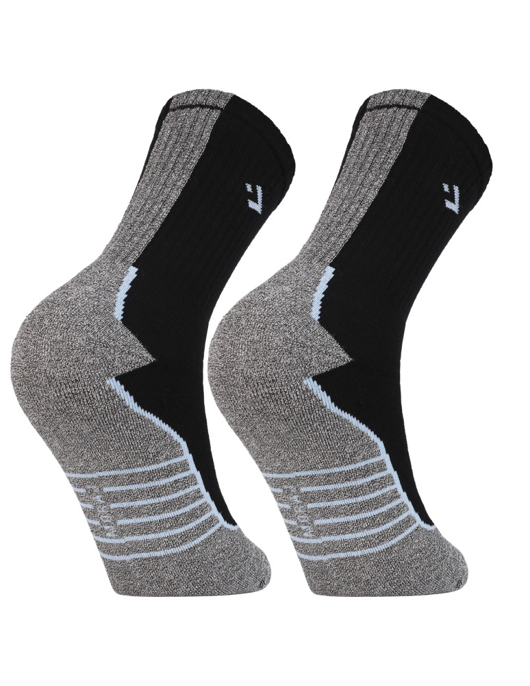 Skarpetki długie - Ciepłe skarpety męskie z bawełny frotte 3-pak WIELOKOLOROWY - produkt moraj.pl 4