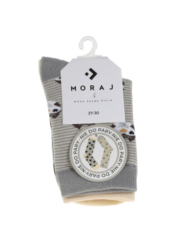 Skarpetki dziecięce nie do pary wzór zwierzątka i serca - produkt 2