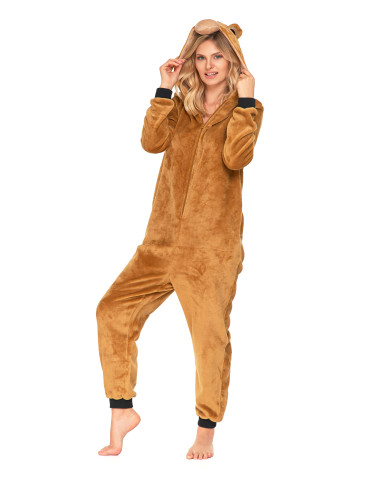 Piżama onesie w misia unisex kostium jednoczęściowy