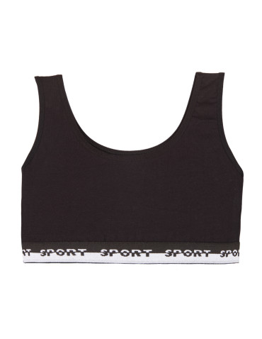 Biustonosz top miękki dla dziewczynki bawełniany 2-pak  - produkt 2