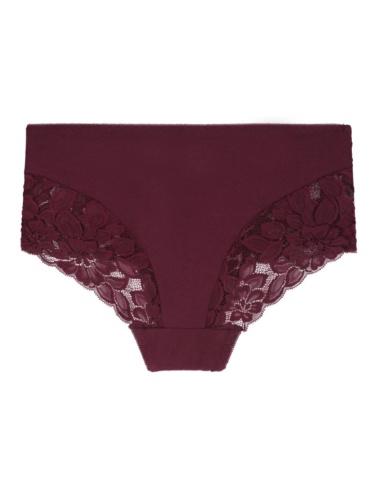 Majtki figi - Damskie majtki figi z wysokim stanem i koronką bawełna 4-pak WIELOKOLOROWY  - produkt moraj.pl 2