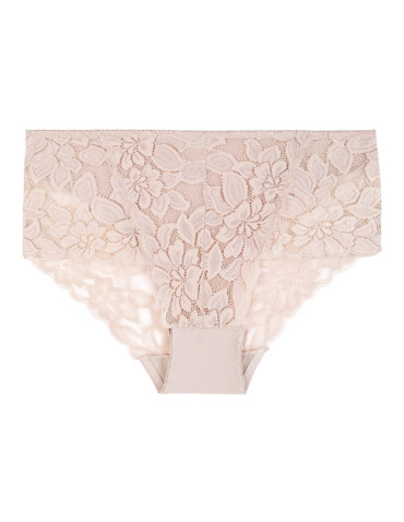 Majtki figi - Damskie majtki figi z wysokim stanem i koronką bawełna 4-pak WIELOKOLOROWY - produkt 4