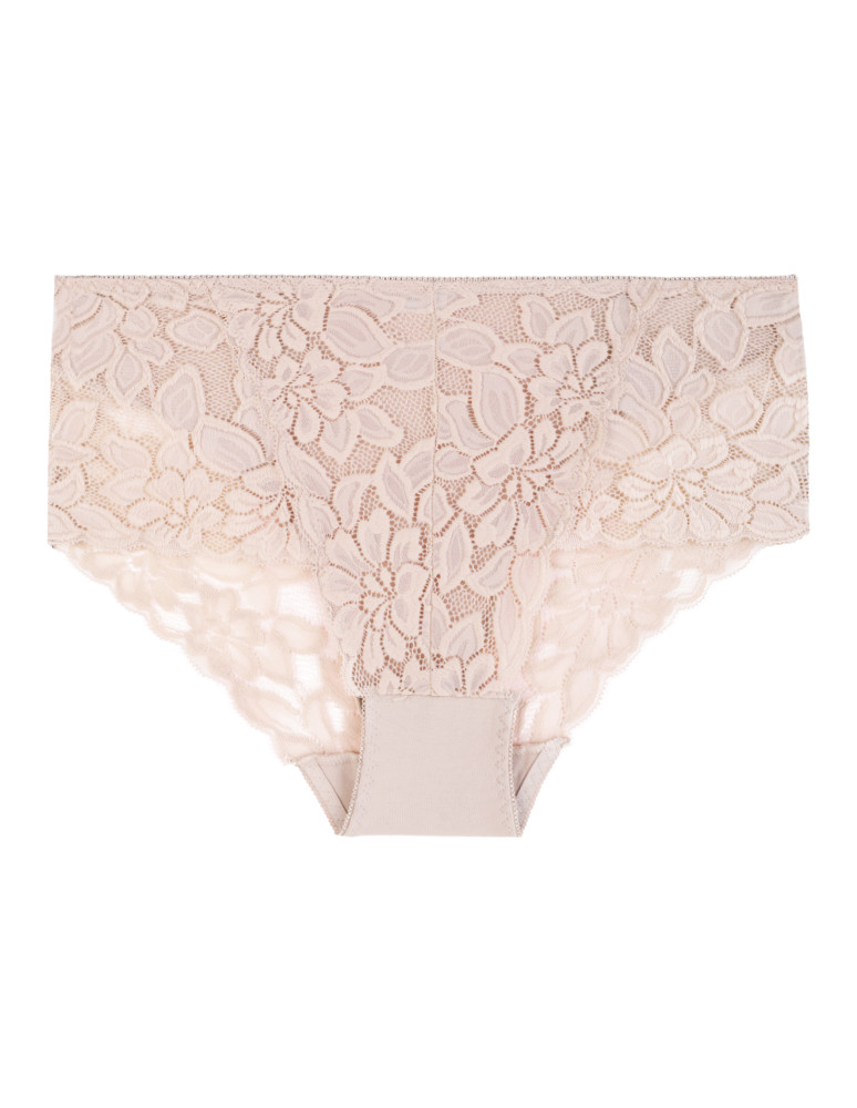 Majtki figi - Damskie majtki figi z wysokim stanem i koronką bawełna 4-pak WIELOKOLOROWY  - produkt moraj.pl 4