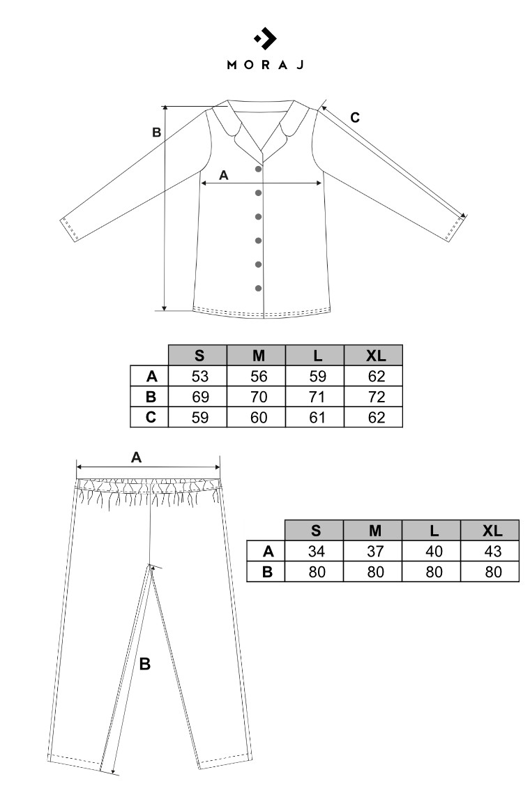 Piżama damska bawełniana na długi rękaw w śnieżynki Piżama damska bawełniana na długi rękaw w śnieżynki