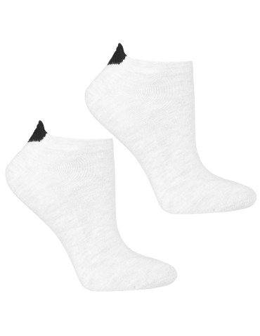 Damskie skarpetki stopki z serduszkiem na pięcie 3-pak - produkt 2