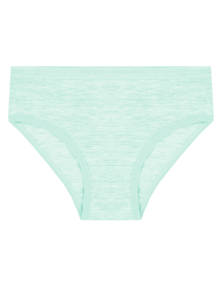 Bielizna - Majtki figi dziewczęce gładkie w pastelowych kolorach 4-pak WIELOKOLOROWY - produkt moraj.pl 4