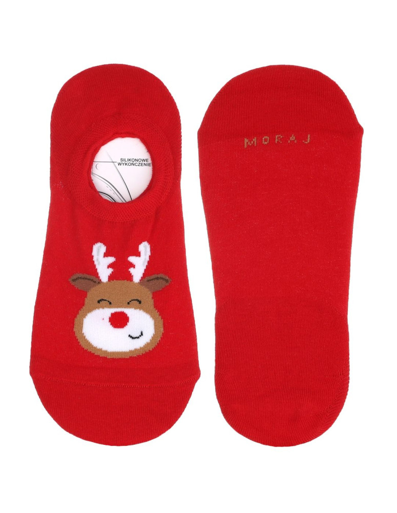 Skarpety - Skarpetki damskie niskie stopki w świąteczne wzory 3-pak WIELOKOLOROWY - produkt moraj.pl 2