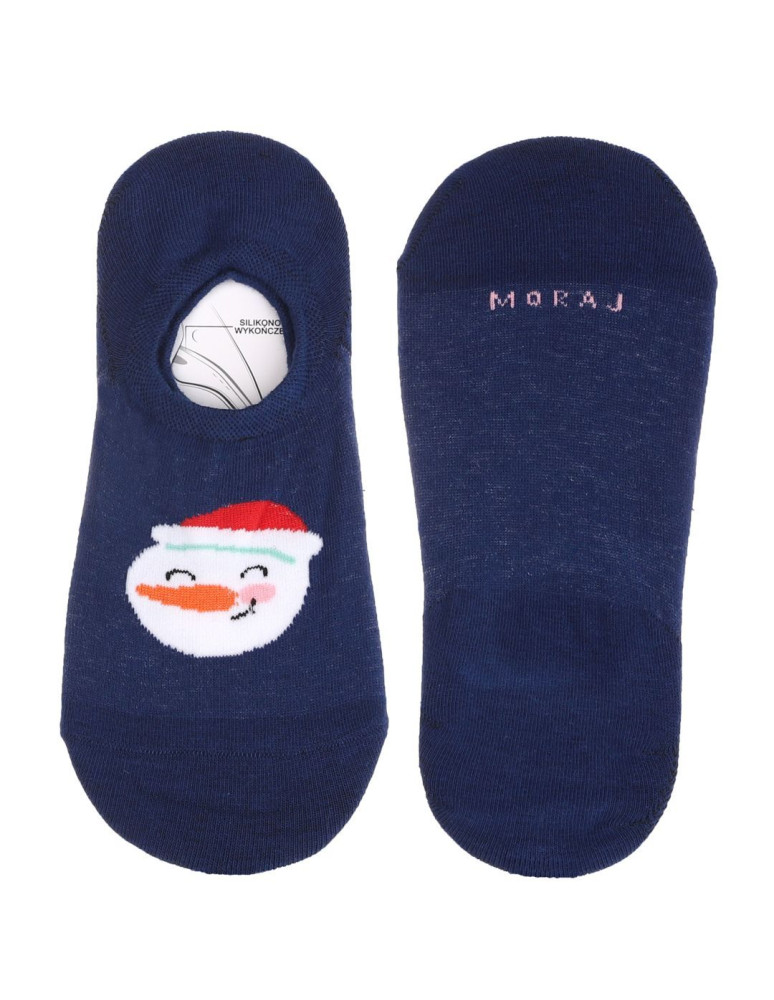 Skarpety - Skarpetki damskie niskie stopki w świąteczne wzory 3-pak WIELOKOLOROWY - produkt moraj.pl 3