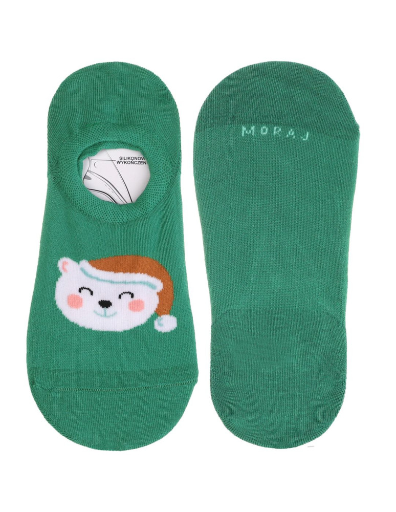 Skarpety - Skarpetki damskie niskie stopki w świąteczne wzory 3-pak WIELOKOLOROWY - produkt moraj.pl 4