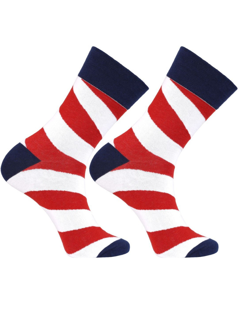 Skarpety - Skarpety męskie długie bawełniane w świąteczne wzory 3-pak WIELOKOLOROWY  - produkt moraj.pl 3