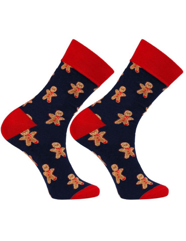 Skarpety - Skarpetki męskie wzór świąteczny w ciasteczko 2-pak WIELOKOLOROWY - produkt 5