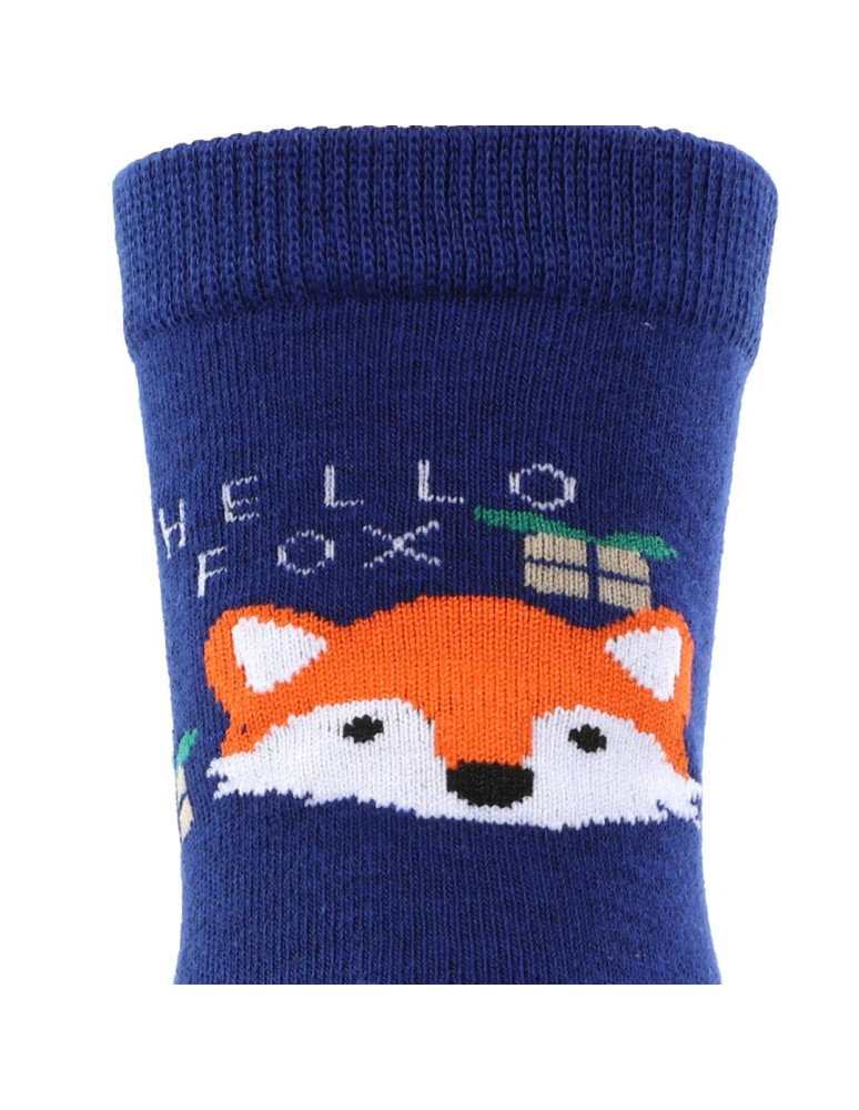 Skarpety - Skarpetki dziecięce długie w świąteczne zwierzątka 3-pak WIELOKOLOROWY - produkt moraj.pl 3