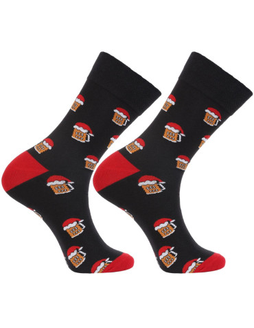 Skarpety męskie długie w świąteczne wzory 3-pak  - produkt 2