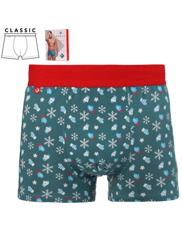 Bokserki męskie bawełniane w świąteczny wzór  - produkt 2