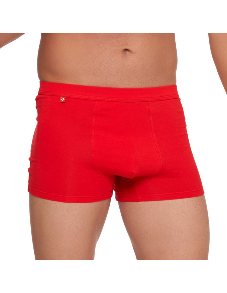 Bielizna - Majtki bokserki męskie świąteczny wzór Mikołaja zabawne CZERWONY - produkt moraj.pl 6