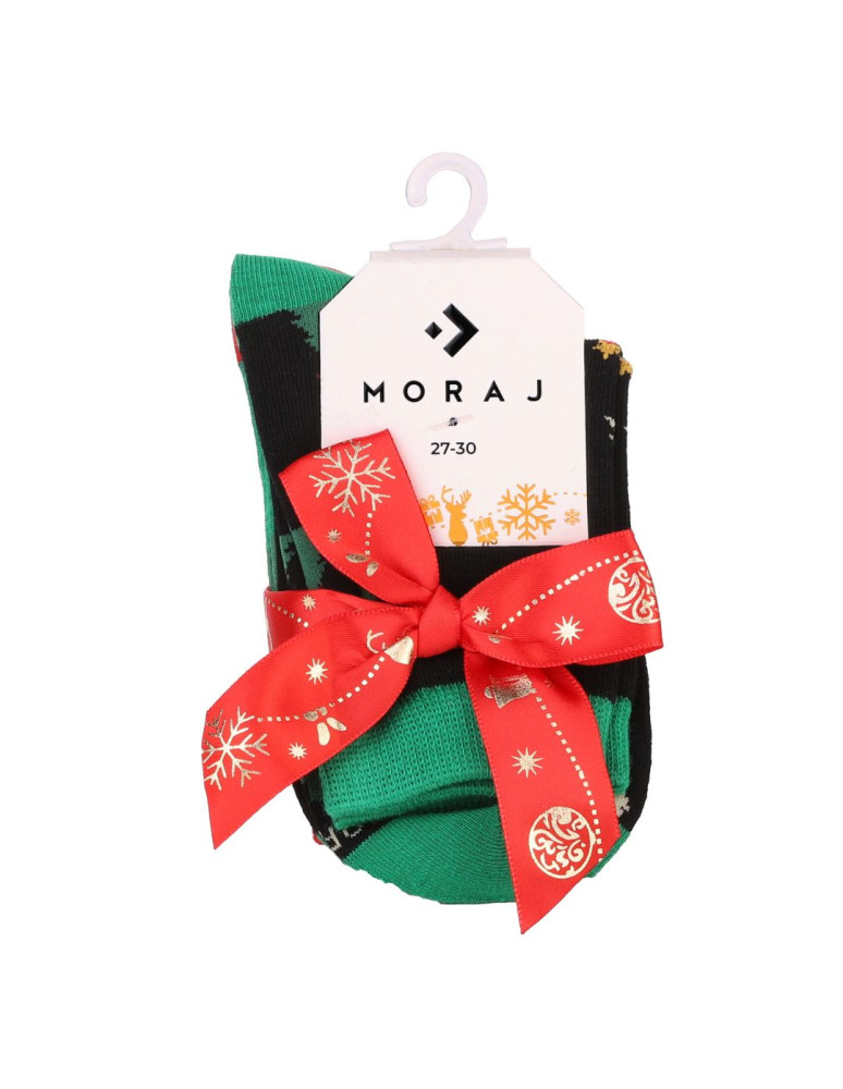 Skarpety - Świąteczne dziecięce skarpetki w choinki 2-pak WIELOKOLOROWY  - produkt moraj.pl 2