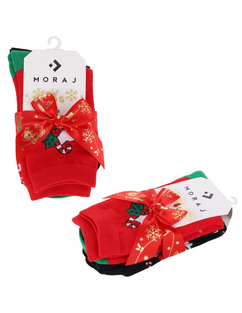 Skarpety - Skarpety damskie z napisem świąteczna babeczka 2-pak WIELOKOLOROWY - produkt moraj.pl 5