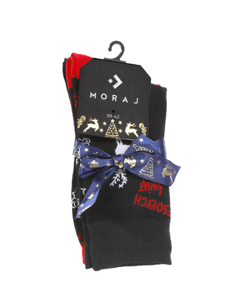 Skarpety - Świąteczne skarpetki męskie długie na prezent WIELOKOLOROWY  - produkt moraj.pl 2