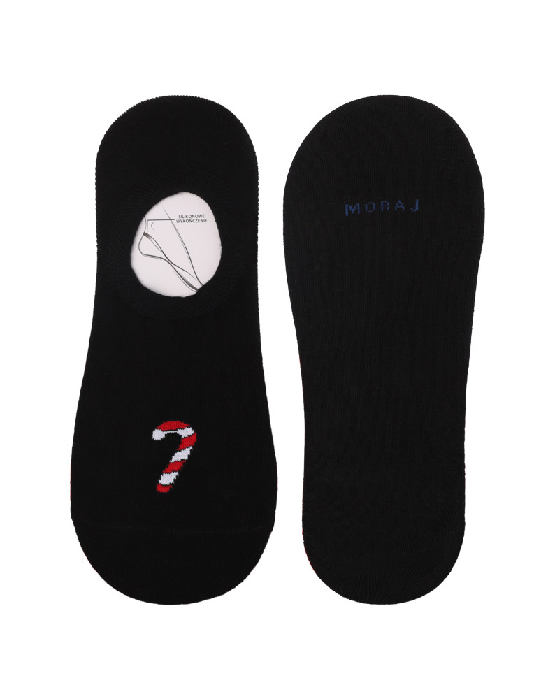 Niskie stopki - Skarpetki stopki damskie niskie świąteczne 3-pak WIELOKOLOROWY - produkt moraj.pl 2