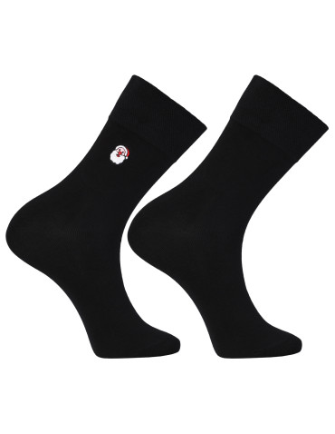 Skarpetki męskie świąteczne z haftem Mikołaj choinki 2-pak  - produkt 2