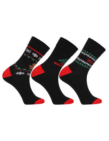Skarpetki długie męskie świąteczne bawełniane 3-pak - produkt 2