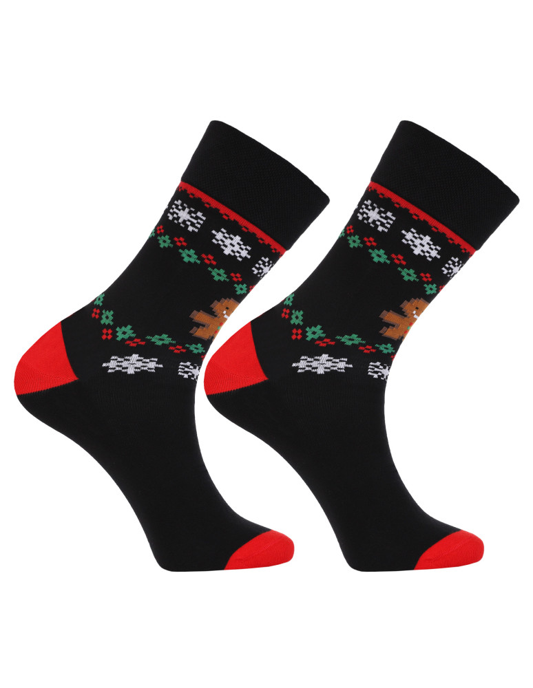 Skarpetki długie - Skarpetki długie męskie świąteczne bawełniane 3-pak WIELOKOLOROWY  - produkt moraj.pl 3